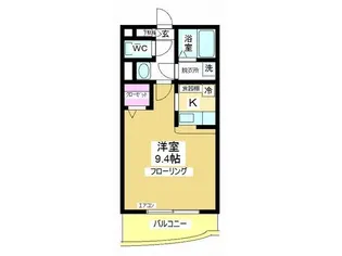 リーシュ コンプレアンノ【3階】の間取り
