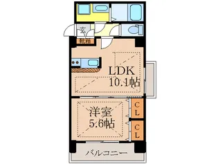 ノルデンハイム江坂II【13階】の間取り