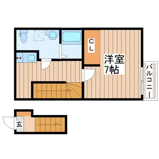 パールフォレスト【1階】の間取り