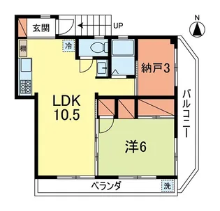 ロハス本橋【2階】の間取り