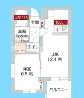 アオテラス目黒【1階】の間取り
