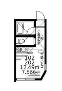 ボンブラン白楽【1階】の間取り