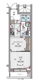 ミライズ東京EASTレジデンス【2階】の間取り