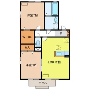 エミール【1階】の間取り