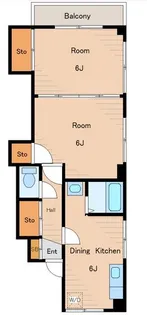 日本象牙会館【4階】の間取り