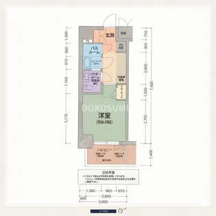 プレサンス海老江ジャルダン【8階】の間取り