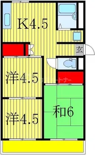 ラ・コゼット【1階】の間取り