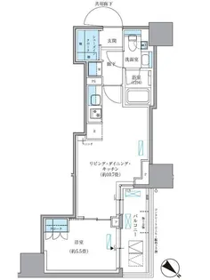 パークアクシス東日本橋【3階】の間取り