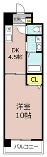 パレスサイド泉【7階】の間取り