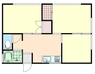 ハイム中島【2階】の間取り