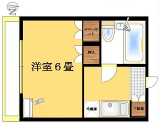 メゾン高徳【3階】の間取り