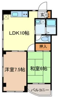 ブルーコート【4階】の間取り