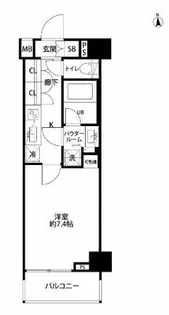 GENOVIA板橋WEST GREEN VEIL【5階】の間取り