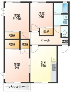 レジデンス椚田【1階】の間取り