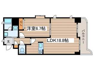 Viare Juwerly【6階】の間取り