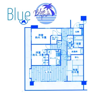 ライオンズプラザ平塚見附町【8階】の間取り