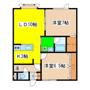 YsII(ワイズツー)【2階】の間取り