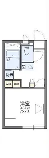 レオパレスあや【2階】の間取り