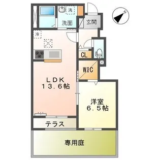 セラン【1階】の間取り