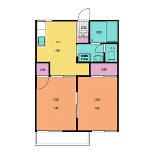 アップルハウス3【2階】の間取り