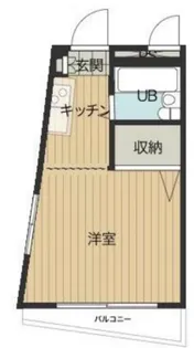 エレガンス五反野【4階】の間取り