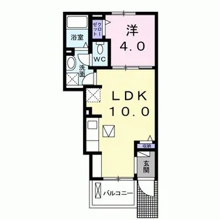 Villa Tagara P【1階】の間取り