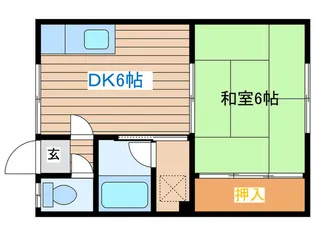 コーポ39【2階】の間取り