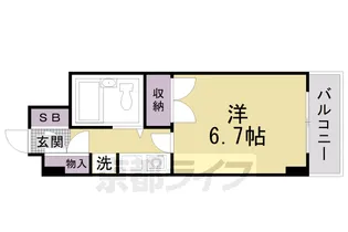 京都府京田辺市興戸若宮【マンション】の間取り