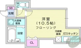 サンクレスト円山【3階】の間取り