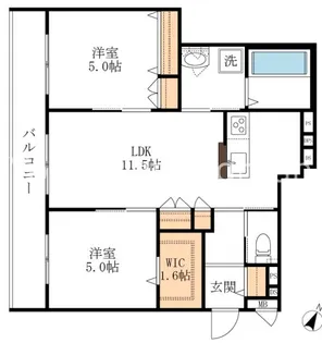 Riva Sakuragaoka【2階】の間取り