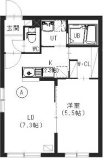 アッサンブラージュC.T.W【3階】の間取り
