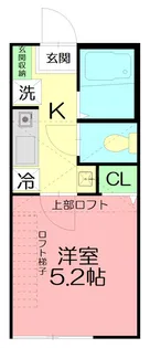 ウィステリア藤沢善行【2階】の間取り