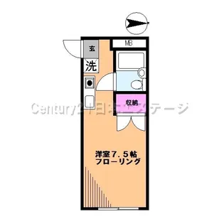 クローバーメゾン【1階】の間取り
