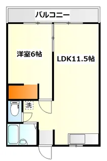 マンション築山第5【1階】の間取り