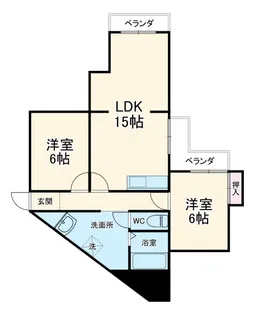 恵善マンション【1階】の間取り