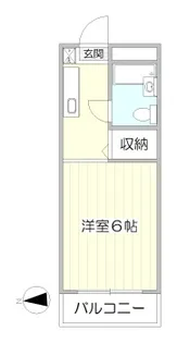 ハイツ東山B【5階】の間取り