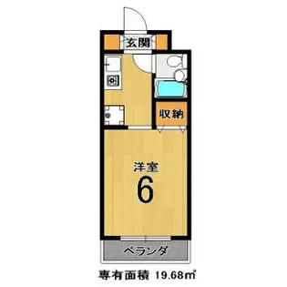 エクセレント林戸【1階】の間取り