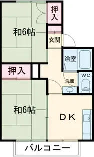 高成マンションB【1階】の間取り