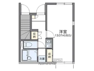 レオネクストソレイユ 井堀【1階】の間取り