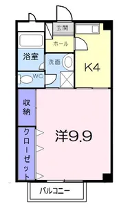 ファミール・ビラA【1階】の間取り