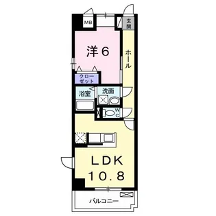 マルグリット【1階】の間取り