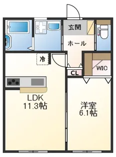HRヒメジX【2階】の間取り