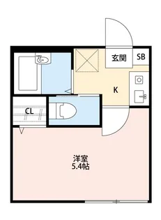 クレセントムーン 曳舟【2階】の間取り