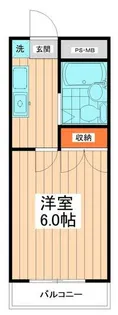 サンハウス【2階】の間取り