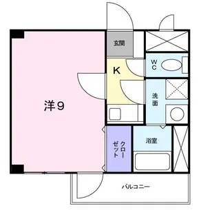 クレールS【2階】の間取り
