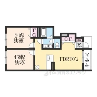 グランアヴニール【1階】の間取り