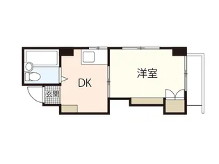 Sビル三篠【3階】の間取り