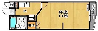 グリーンウッド郡山【1階】の間取り