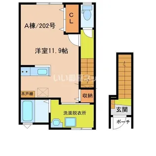 オークハウスA【2階】の間取り