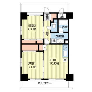 サルナート藤枝【4階】の間取り